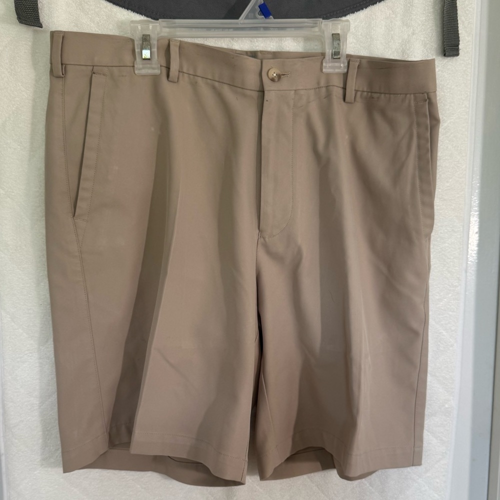 Peter Millar Beige Wicking Trousers